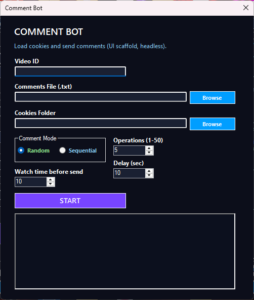 XONO COMMENT BOT
